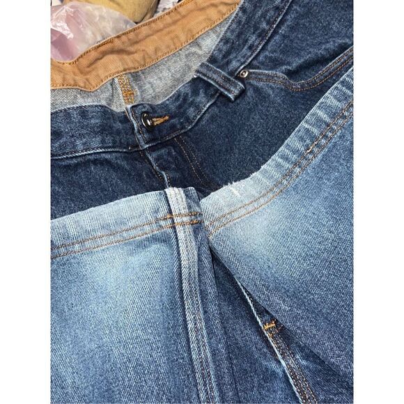 Mens Duluth Trading Company Work Jeans Canvas Lined Waist/Cuff Size 44x30 - Picture 4 of 6